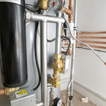 Backer AB Flow Heater inside a home