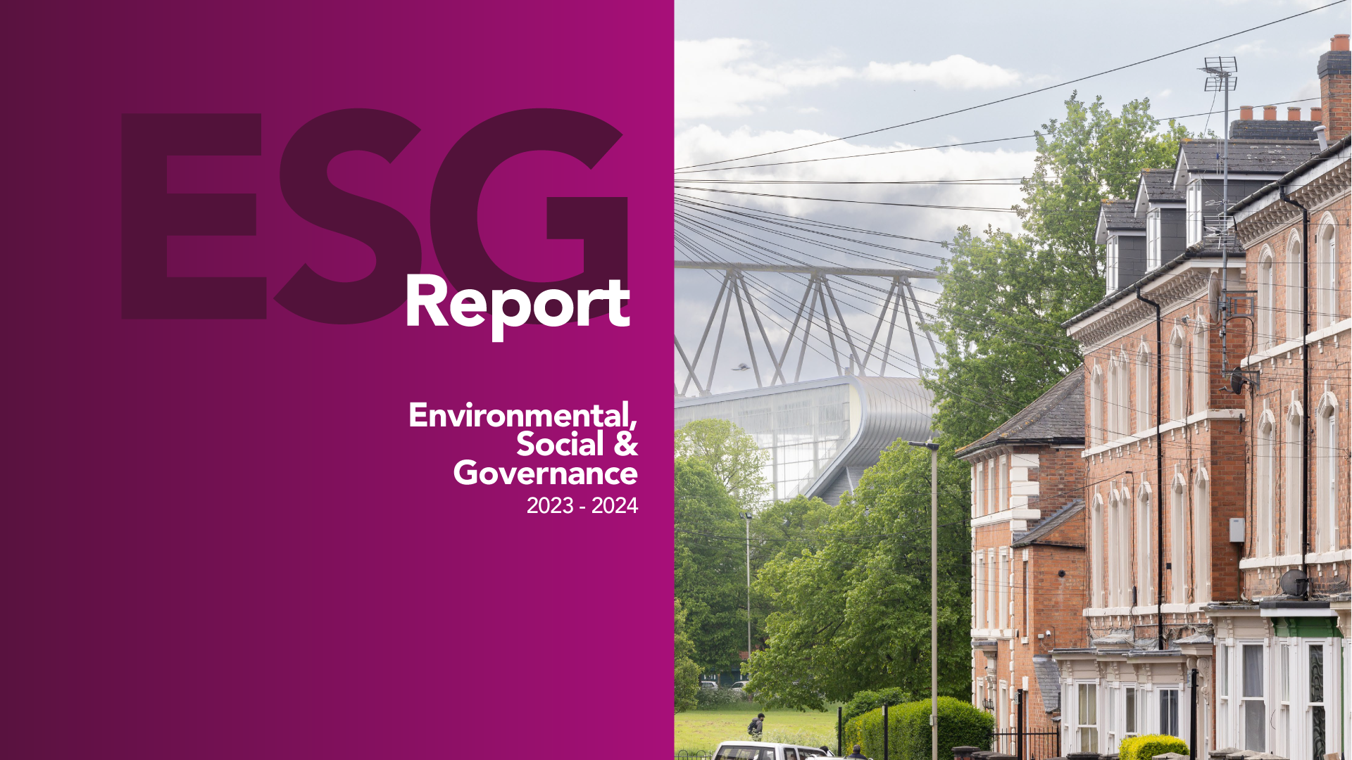 ESG Report 2023-24 first cover